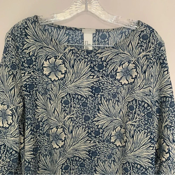 Morris & Co X Target Blue White Floral Dress 12 - Picture 7 of 13